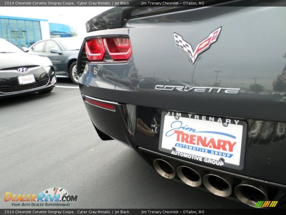 2014 Chevrolet Corvette Stingray Coupe Cyber Gray Metallic / Jet Black Photo #11
