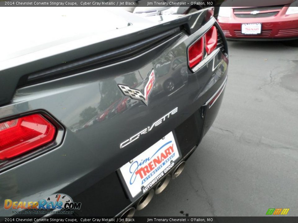 2014 Chevrolet Corvette Stingray Coupe Cyber Gray Metallic / Jet Black Photo #12