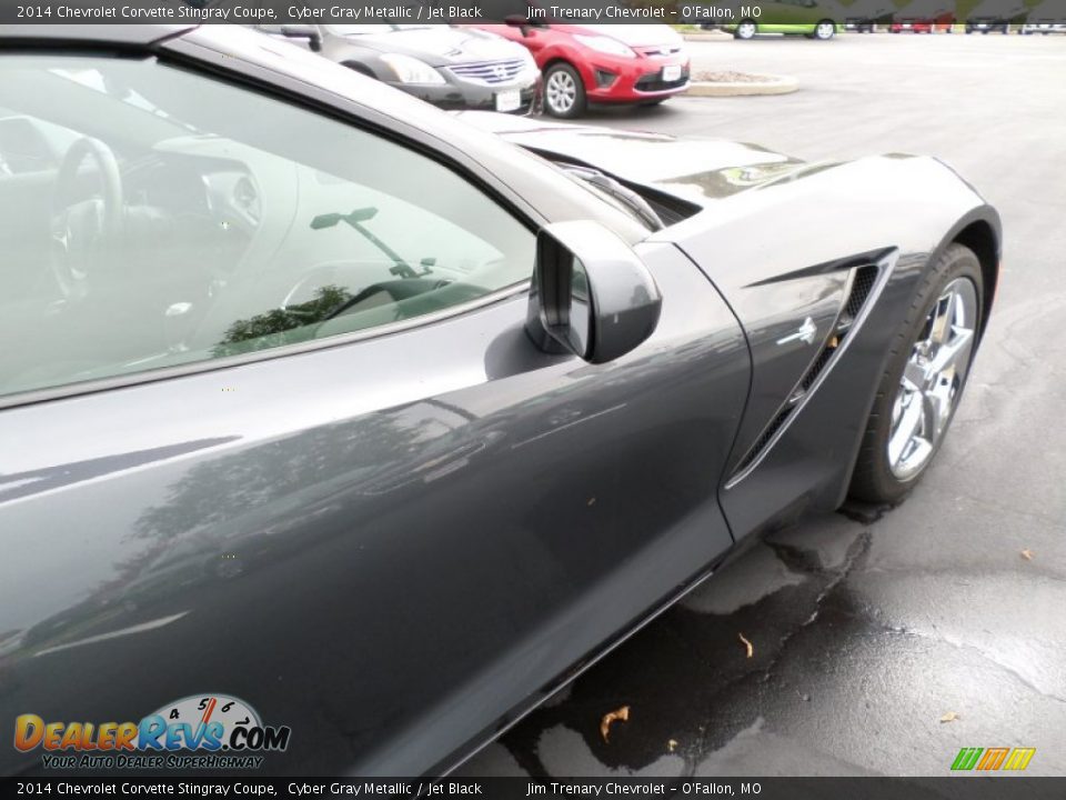 2014 Chevrolet Corvette Stingray Coupe Cyber Gray Metallic / Jet Black Photo #13