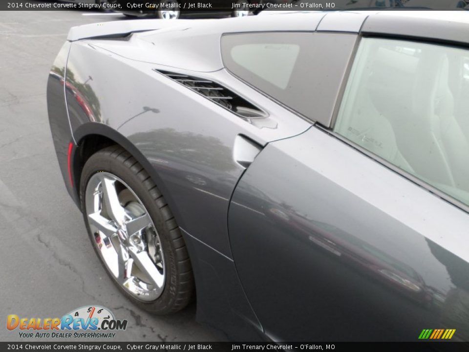 2014 Chevrolet Corvette Stingray Coupe Cyber Gray Metallic / Jet Black Photo #14