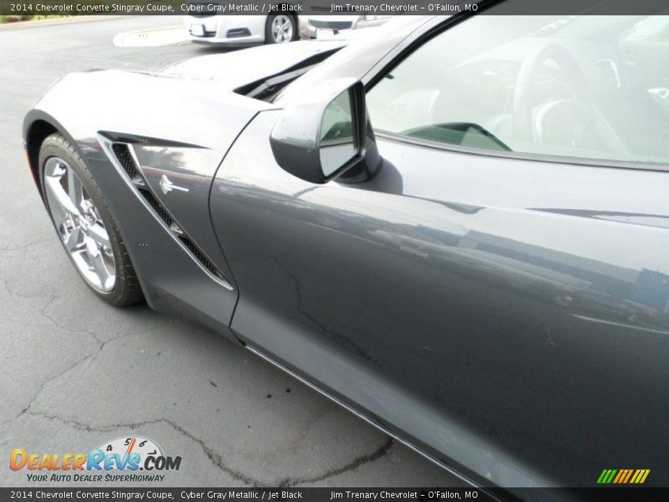 2014 Chevrolet Corvette Stingray Coupe Cyber Gray Metallic / Jet Black Photo #15