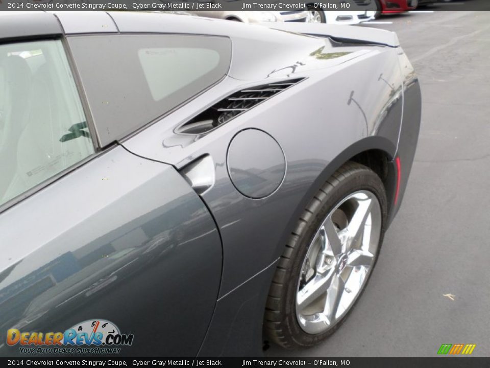 2014 Chevrolet Corvette Stingray Coupe Cyber Gray Metallic / Jet Black Photo #16