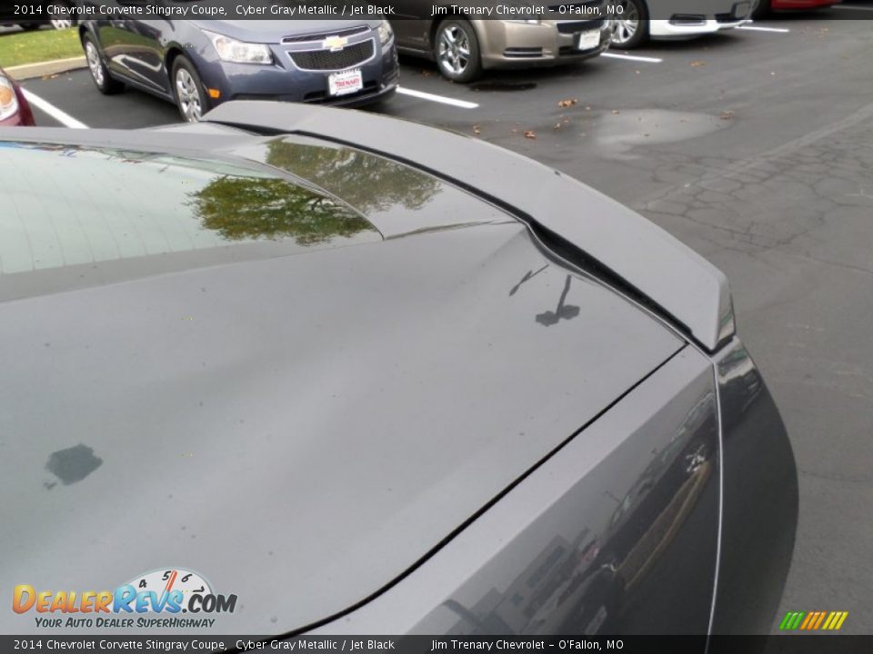 2014 Chevrolet Corvette Stingray Coupe Cyber Gray Metallic / Jet Black Photo #17