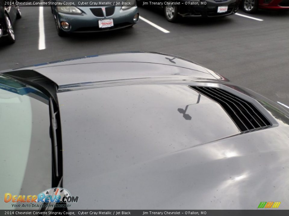 2014 Chevrolet Corvette Stingray Coupe Cyber Gray Metallic / Jet Black Photo #19