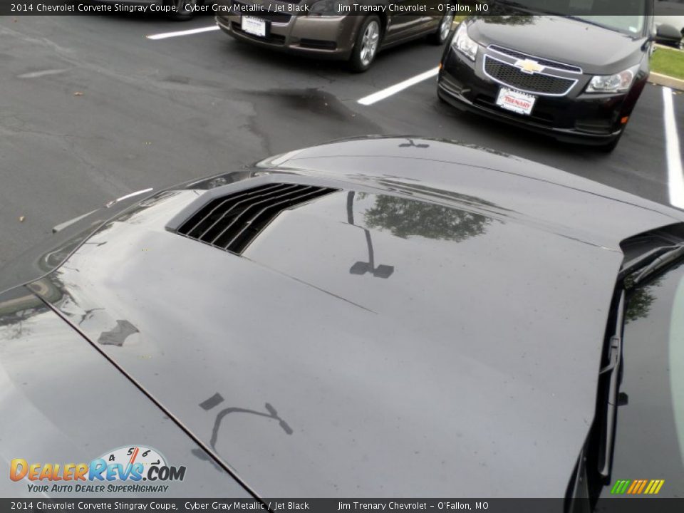 2014 Chevrolet Corvette Stingray Coupe Cyber Gray Metallic / Jet Black Photo #20