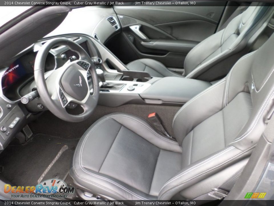 Jet Black Interior - 2014 Chevrolet Corvette Stingray Coupe Photo #26