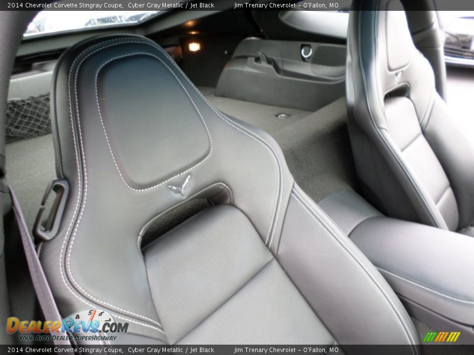 2014 Chevrolet Corvette Stingray Coupe Cyber Gray Metallic / Jet Black Photo #30