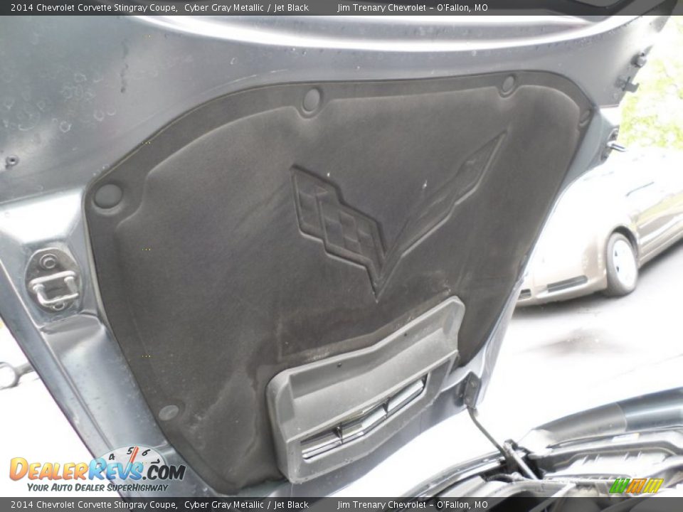 2014 Chevrolet Corvette Stingray Coupe Cyber Gray Metallic / Jet Black Photo #34