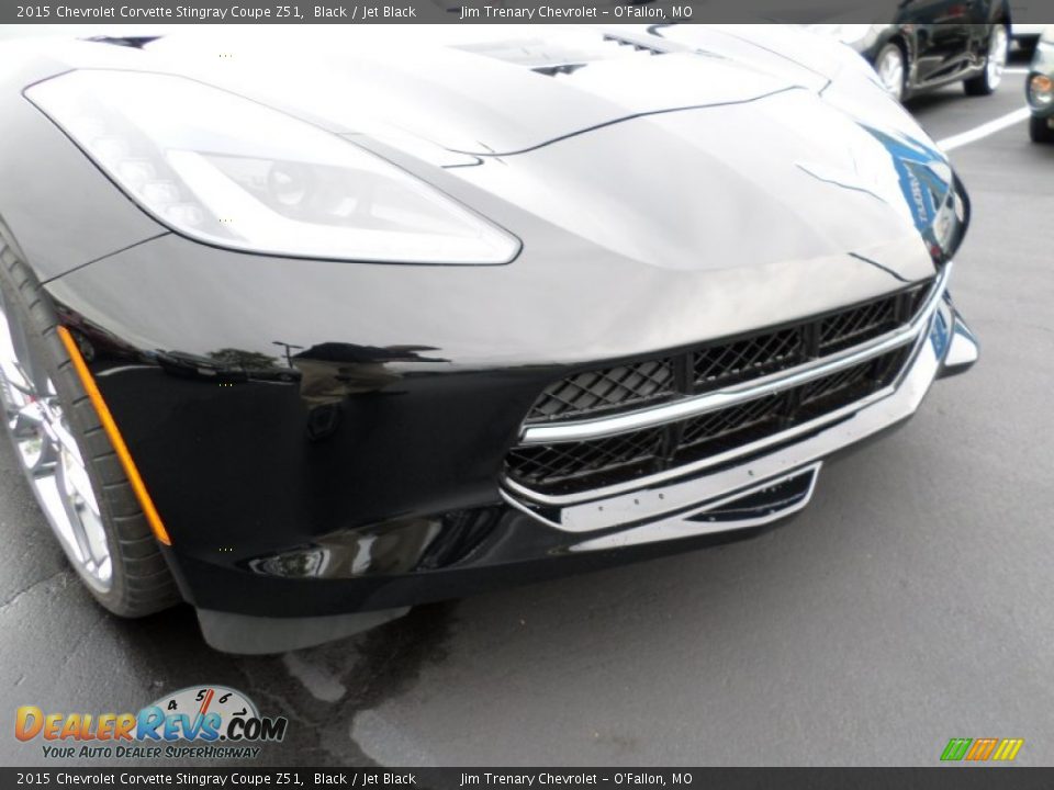 2015 Chevrolet Corvette Stingray Coupe Z51 Black / Jet Black Photo #14