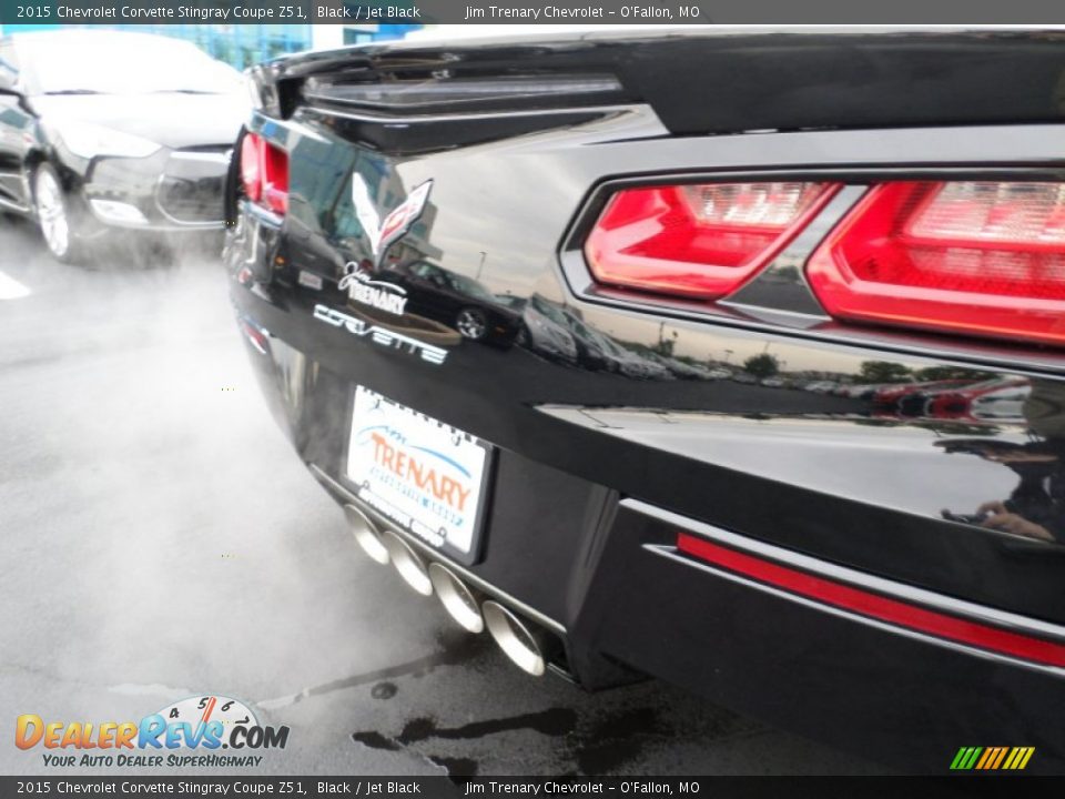 2015 Chevrolet Corvette Stingray Coupe Z51 Black / Jet Black Photo #15