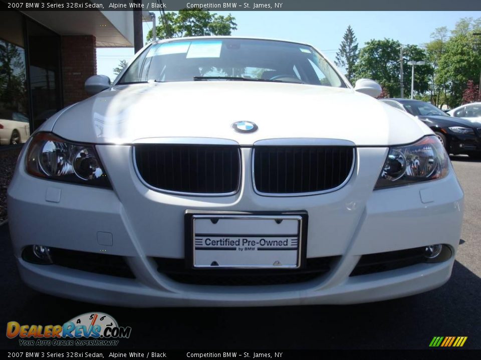 2007 BMW 3 Series 328xi Sedan Alpine White / Black Photo #2