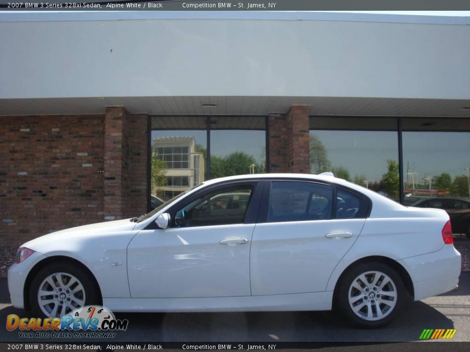 2007 BMW 3 Series 328xi Sedan Alpine White / Black Photo #3