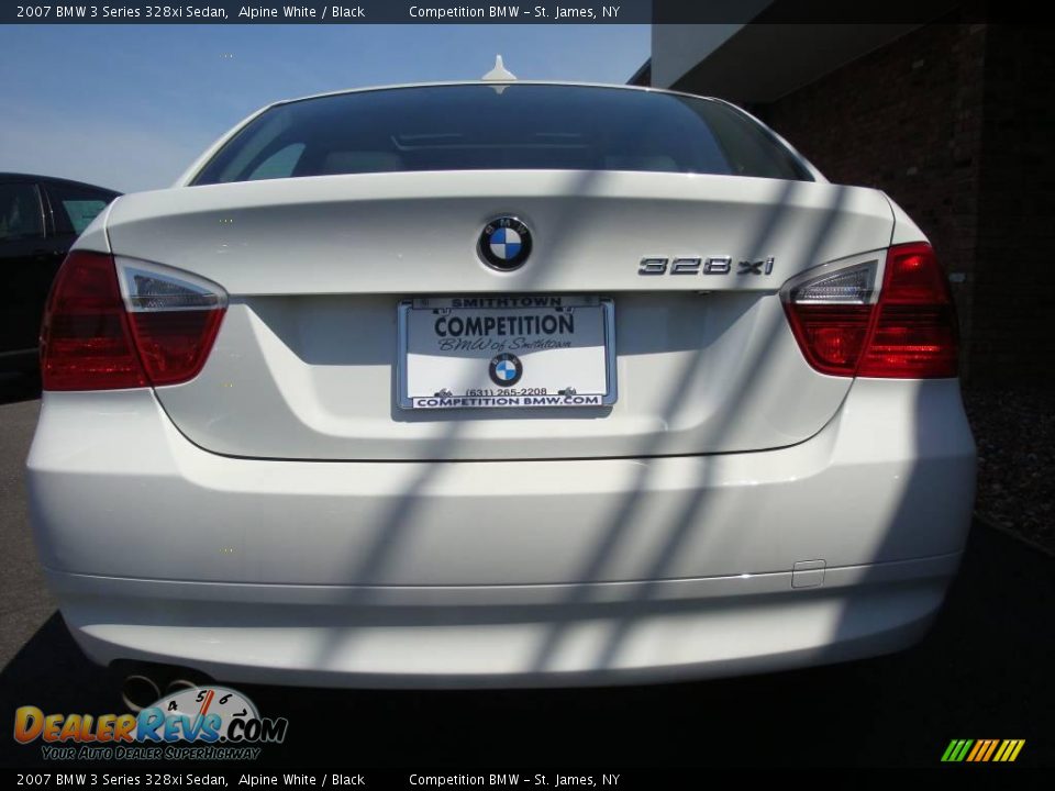 2007 BMW 3 Series 328xi Sedan Alpine White / Black Photo #5