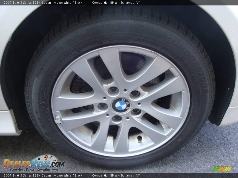 2007 BMW 3 Series 328xi Sedan Alpine White / Black Photo #7