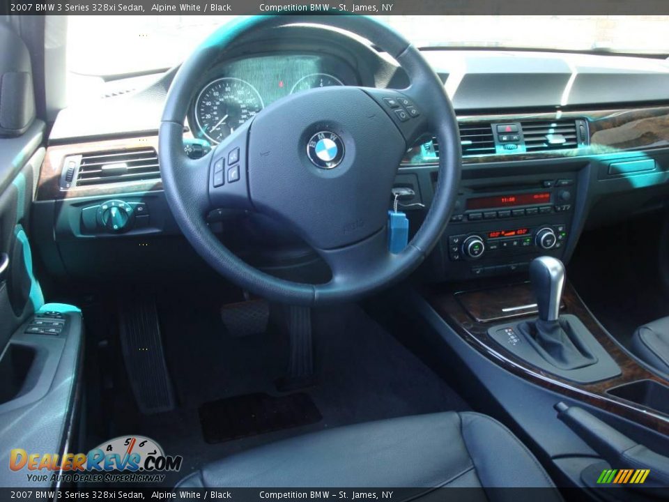 2007 BMW 3 Series 328xi Sedan Alpine White / Black Photo #11
