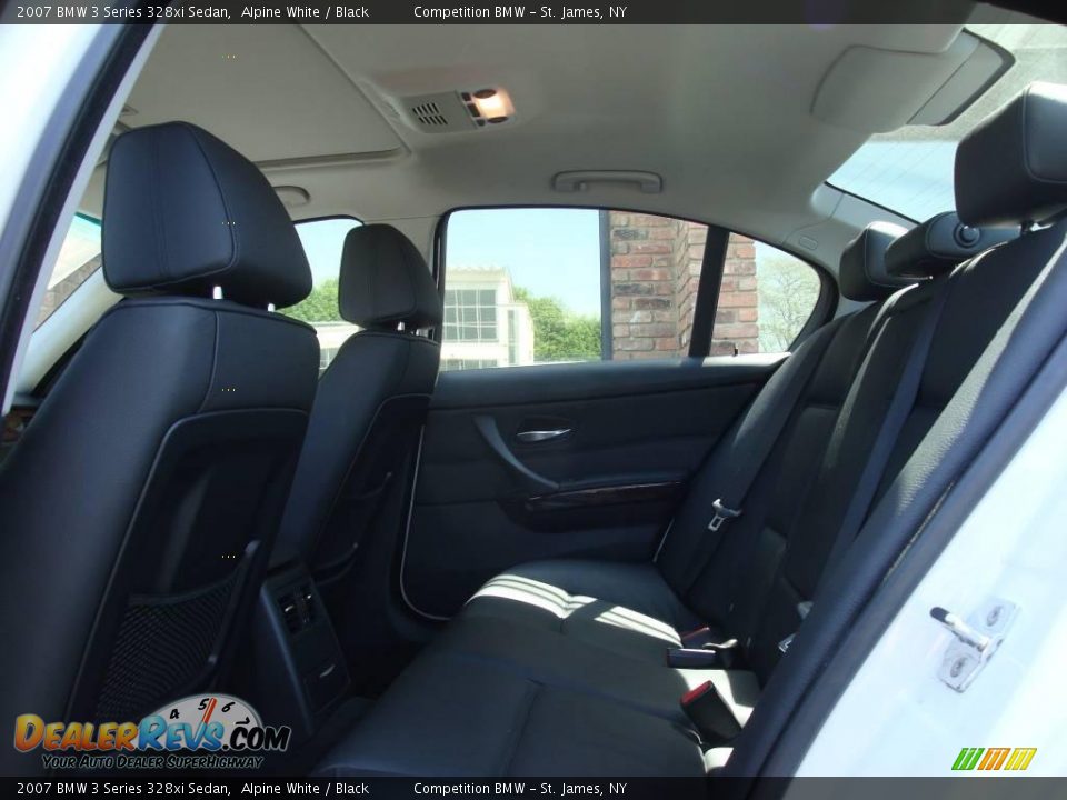 2007 BMW 3 Series 328xi Sedan Alpine White / Black Photo #12