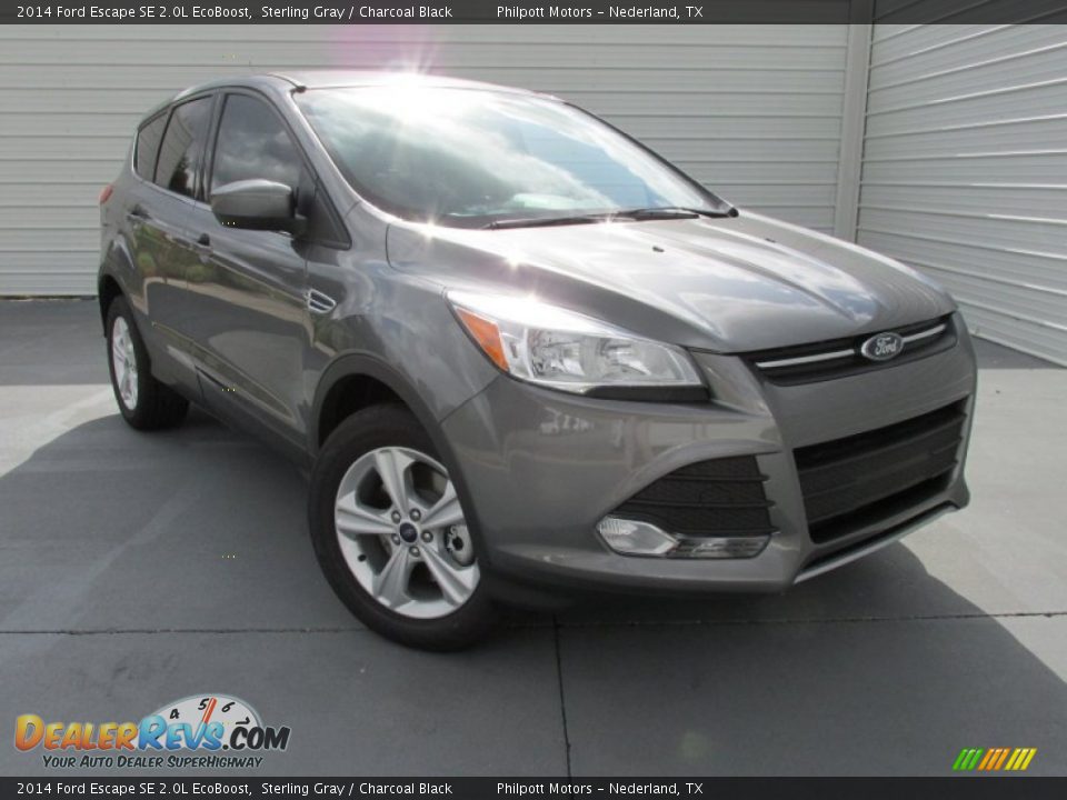 2014 Ford Escape SE 2.0L EcoBoost Sterling Gray / Charcoal Black Photo #2