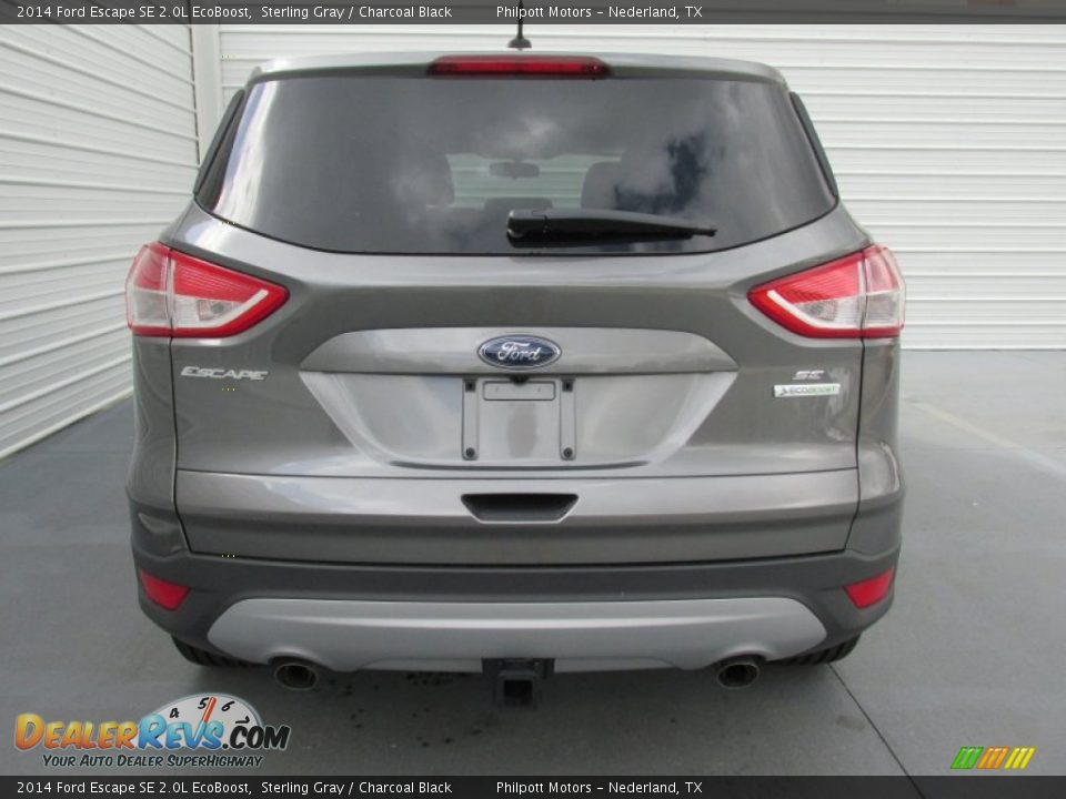 2014 Ford Escape SE 2.0L EcoBoost Sterling Gray / Charcoal Black Photo #5