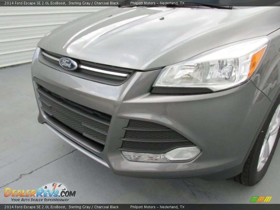2014 Ford Escape SE 2.0L EcoBoost Sterling Gray / Charcoal Black Photo #10