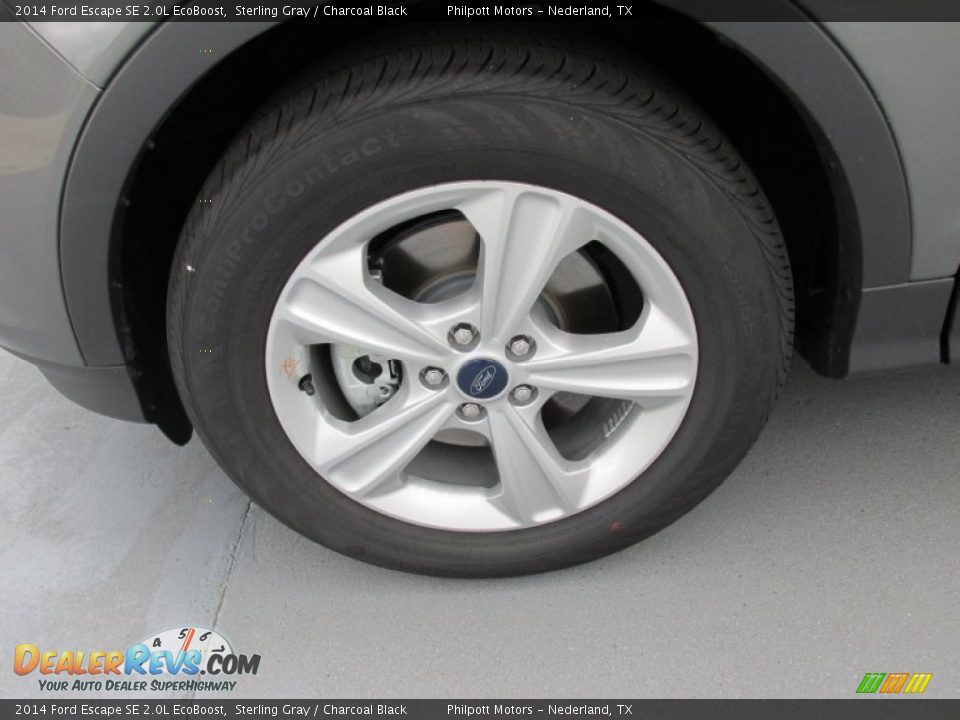2014 Ford Escape SE 2.0L EcoBoost Sterling Gray / Charcoal Black Photo #11