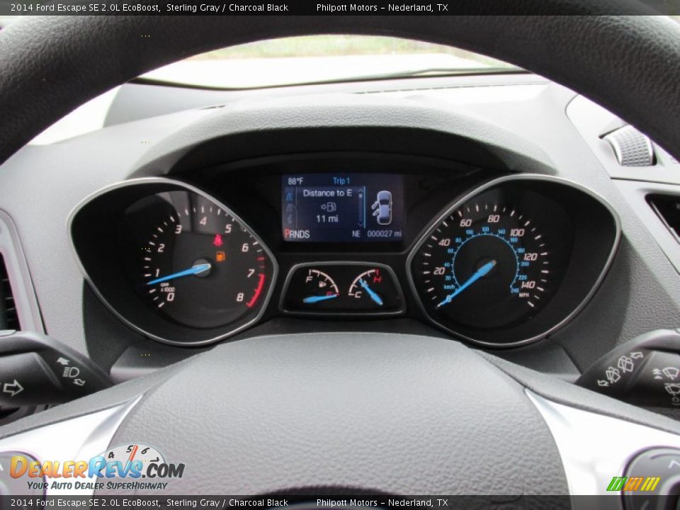 2014 Ford Escape SE 2.0L EcoBoost Sterling Gray / Charcoal Black Photo #31