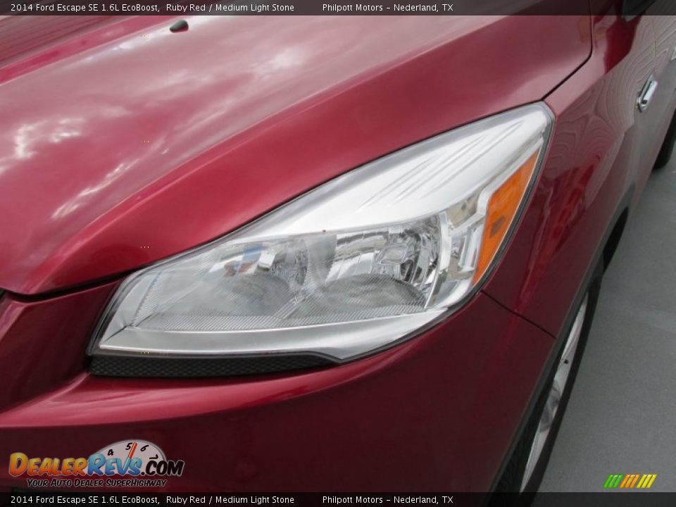 2014 Ford Escape SE 1.6L EcoBoost Ruby Red / Medium Light Stone Photo #9