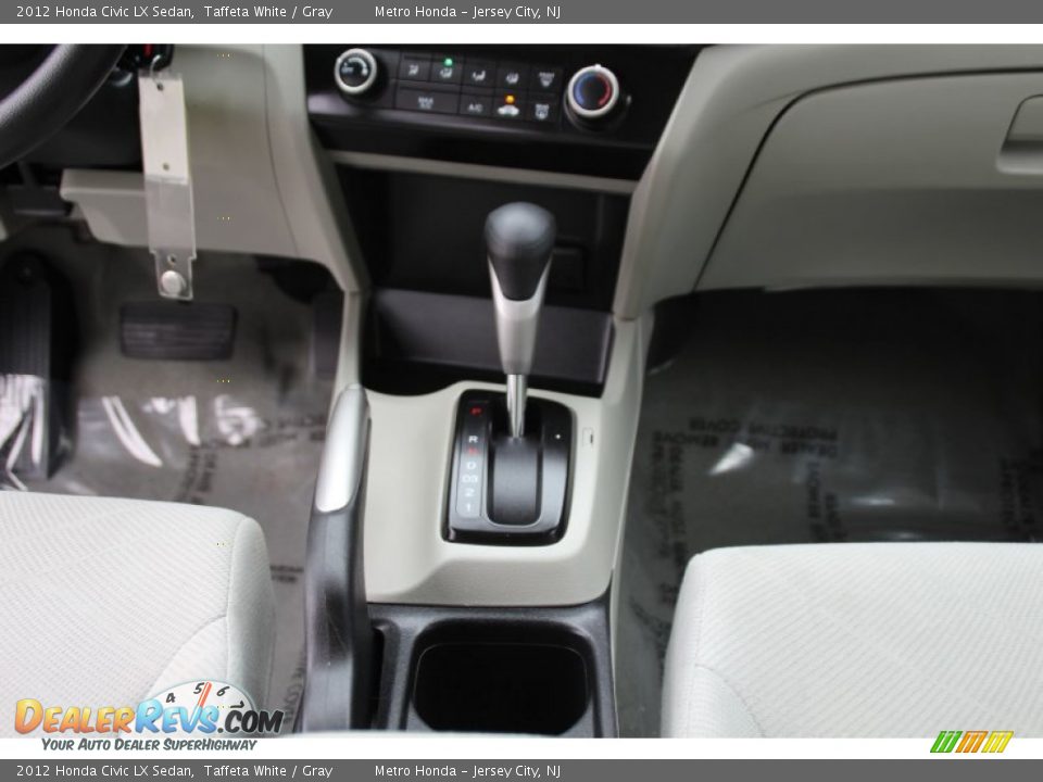 2012 Honda Civic LX Sedan Taffeta White / Gray Photo #15