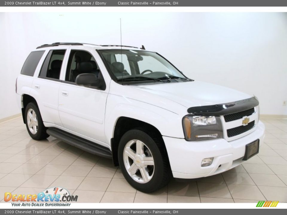 2009 Chevrolet TrailBlazer LT 4x4 Summit White / Ebony Photo #1