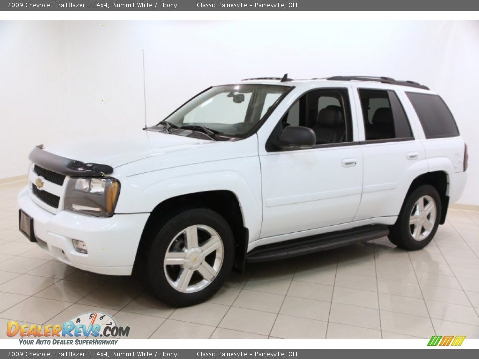 2009 Chevrolet TrailBlazer LT 4x4 Summit White / Ebony Photo #3