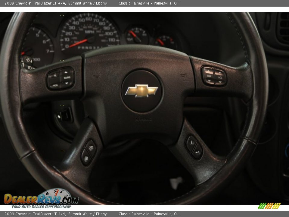 2009 Chevrolet TrailBlazer LT 4x4 Summit White / Ebony Photo #6