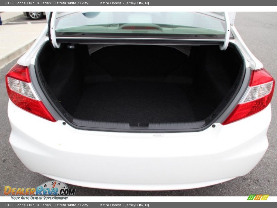 2012 Honda Civic LX Sedan Taffeta White / Gray Photo #22