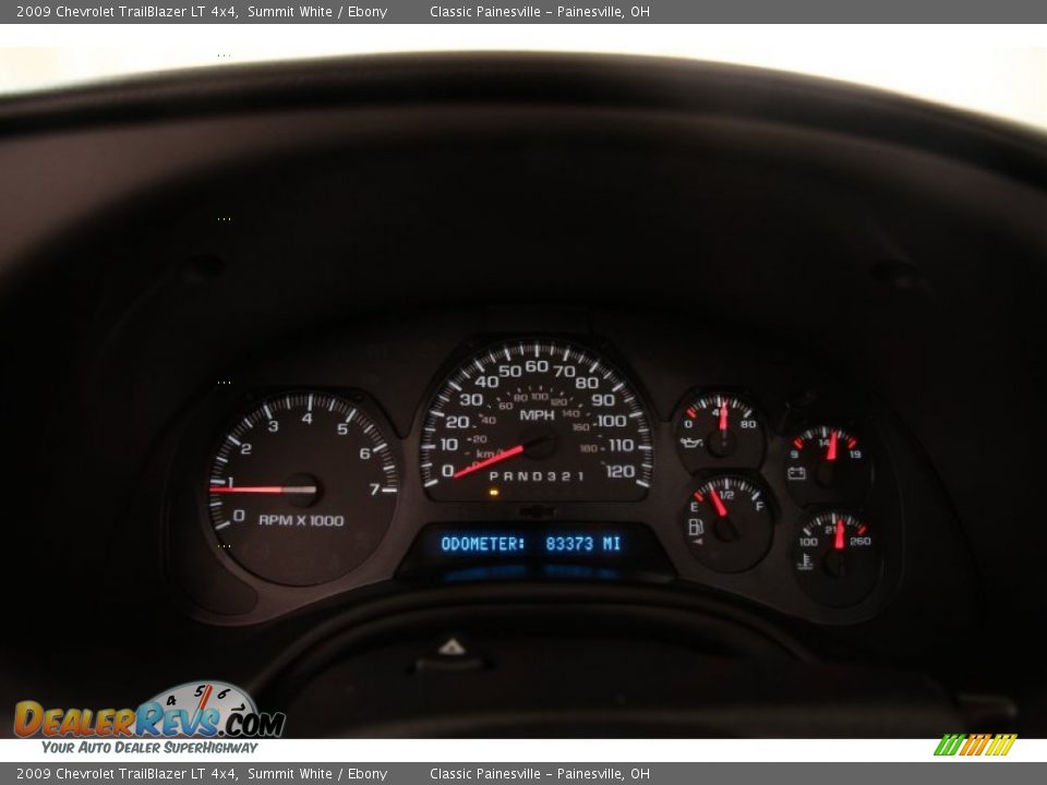 2009 Chevrolet TrailBlazer LT 4x4 Summit White / Ebony Photo #7