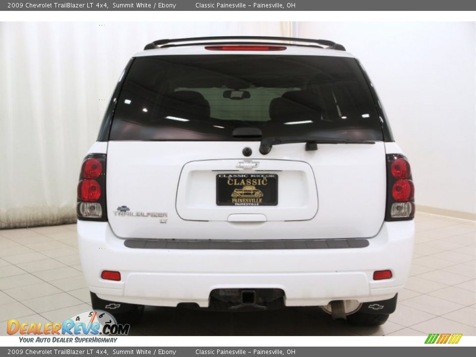 2009 Chevrolet TrailBlazer LT 4x4 Summit White / Ebony Photo #14
