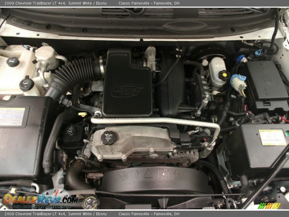 2009 Chevrolet TrailBlazer LT 4x4 Summit White / Ebony Photo #15