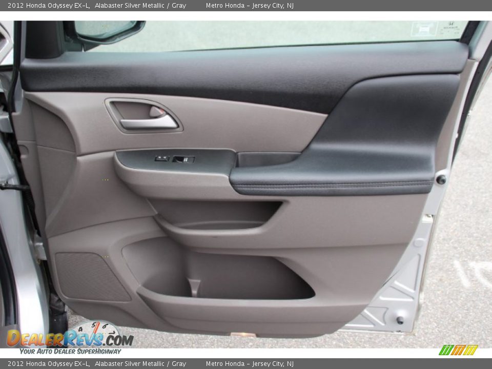2012 Honda Odyssey EX-L Alabaster Silver Metallic / Gray Photo #26