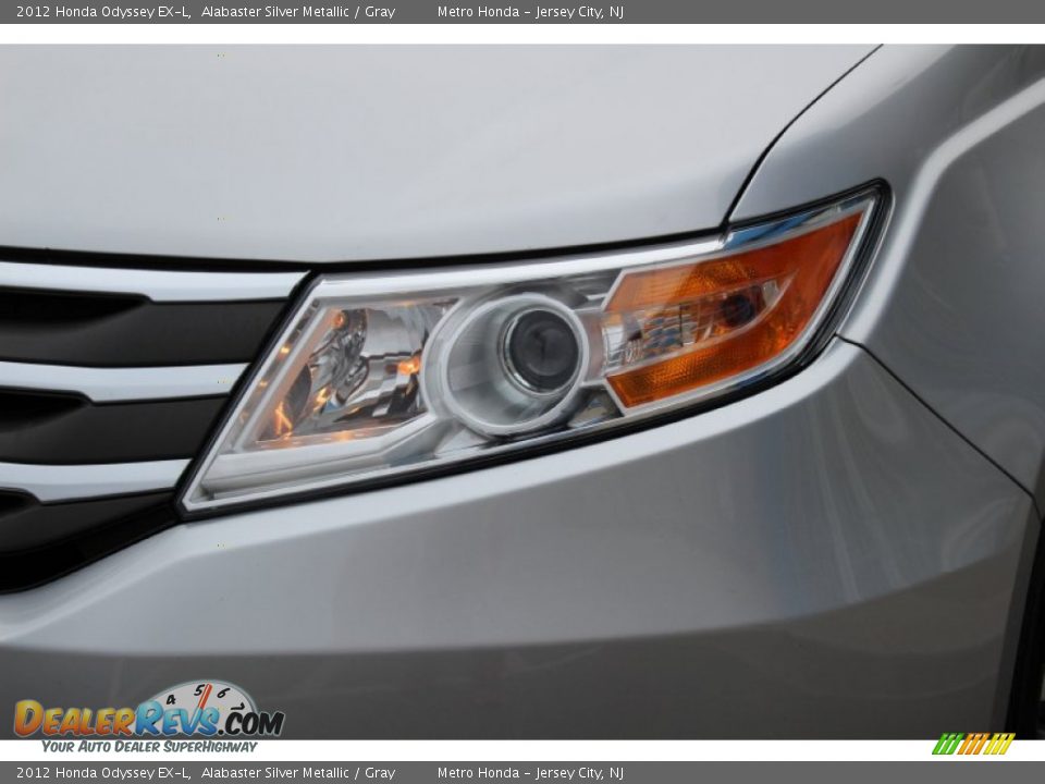 2012 Honda Odyssey EX-L Alabaster Silver Metallic / Gray Photo #30