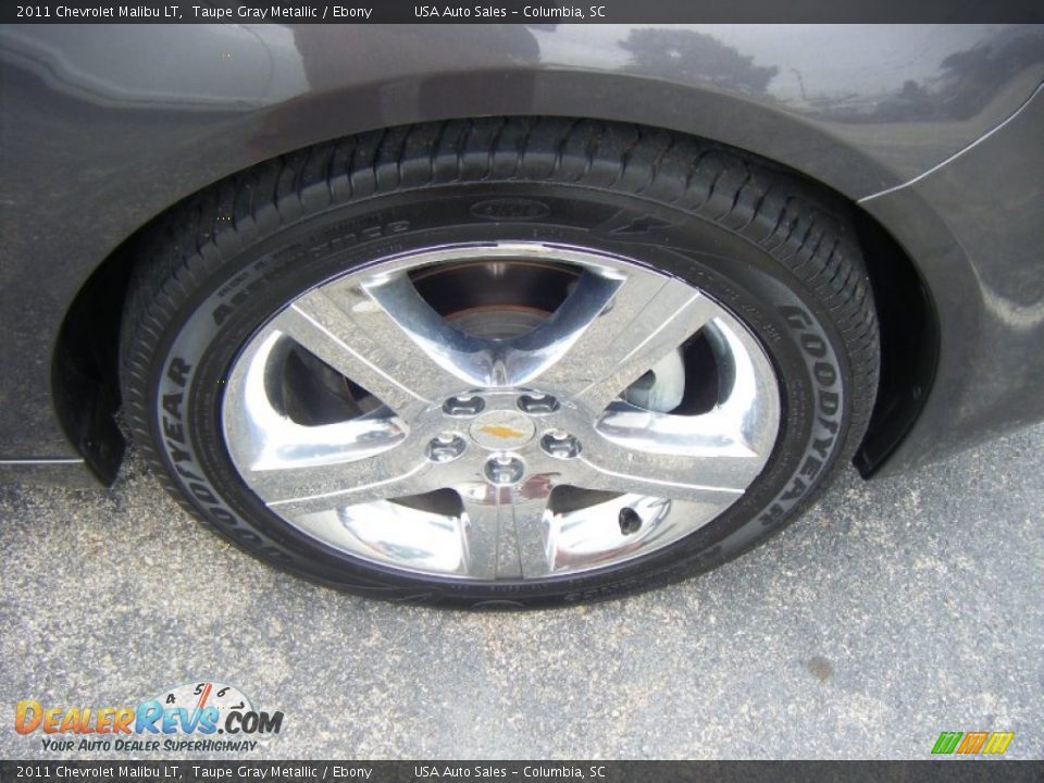 2011 Chevrolet Malibu LT Taupe Gray Metallic / Ebony Photo #5