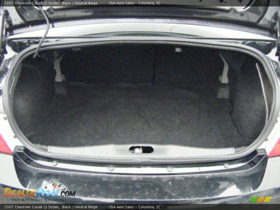 2007 Chevrolet Cobalt LS Sedan Black / Neutral Beige Photo #19