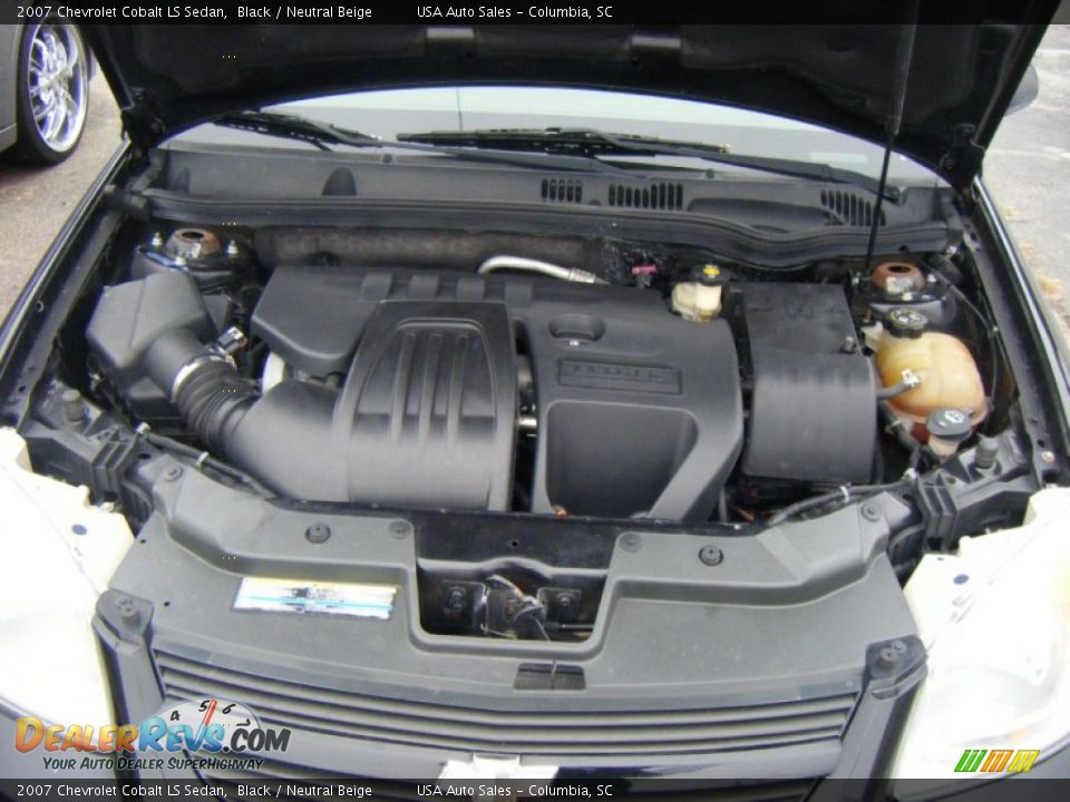 2007 Chevrolet Cobalt LS Sedan Black / Neutral Beige Photo #20