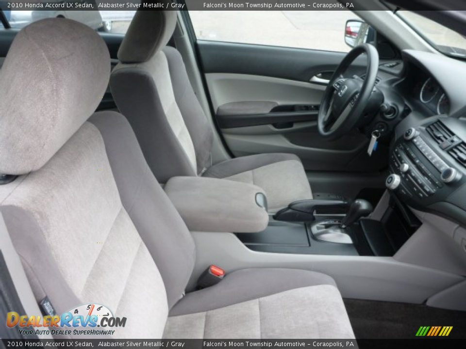 2010 Honda Accord LX Sedan Alabaster Silver Metallic / Gray Photo #9