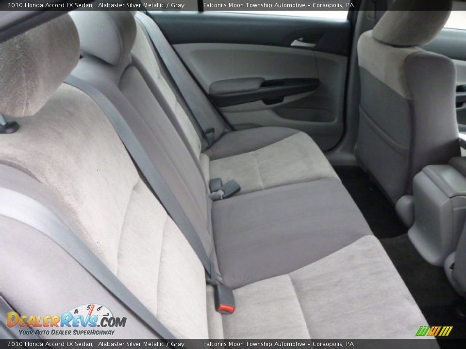 2010 Honda Accord LX Sedan Alabaster Silver Metallic / Gray Photo #10