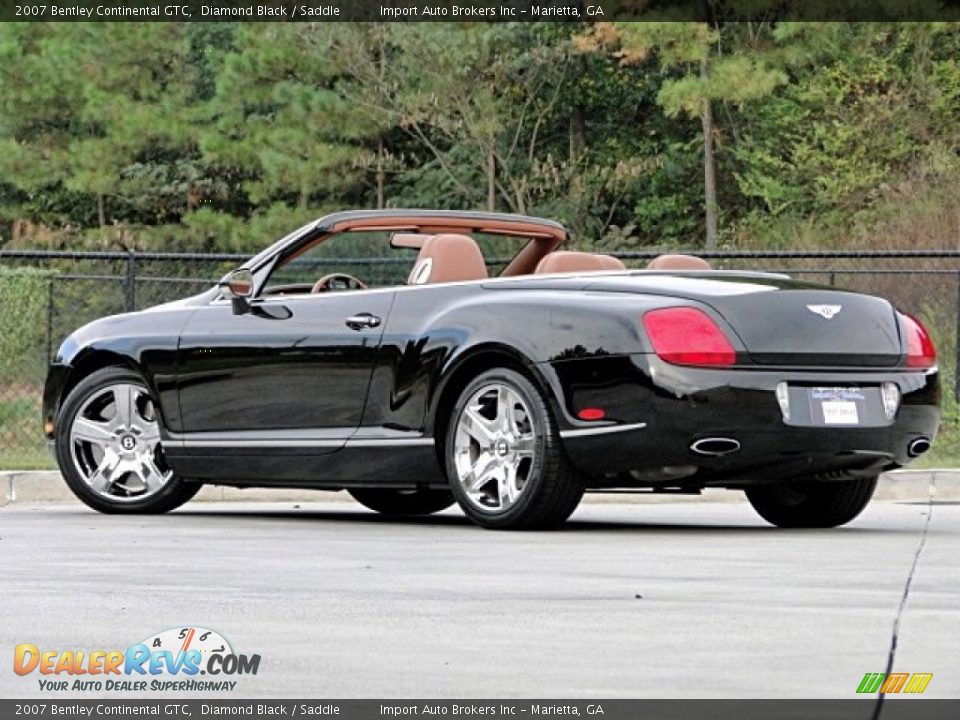 2007 Bentley Continental GTC Diamond Black / Saddle Photo #15