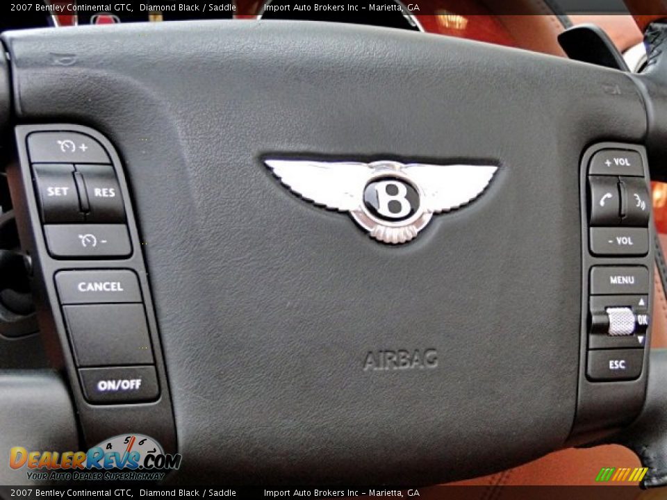 2007 Bentley Continental GTC  Steering Wheel Photo #23