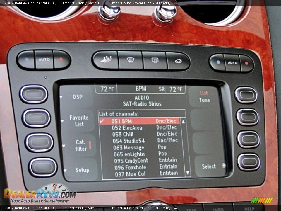 Controls of 2007 Bentley Continental GTC  Photo #27