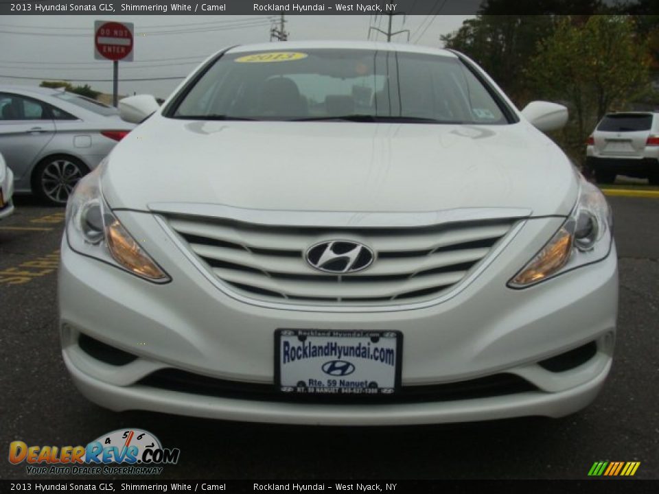 2013 Hyundai Sonata GLS Shimmering White / Camel Photo #2