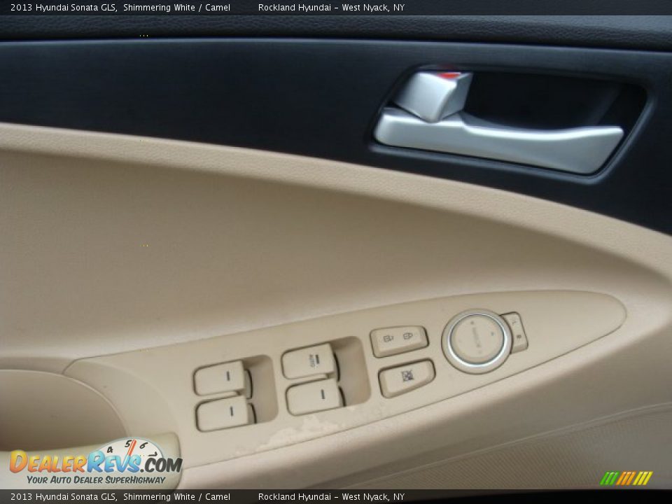 2013 Hyundai Sonata GLS Shimmering White / Camel Photo #8