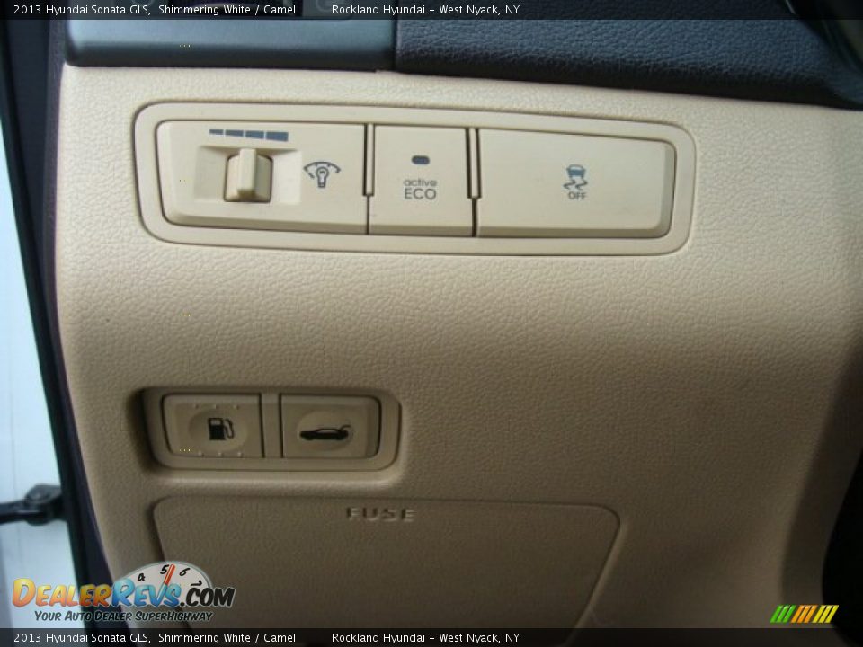 2013 Hyundai Sonata GLS Shimmering White / Camel Photo #12