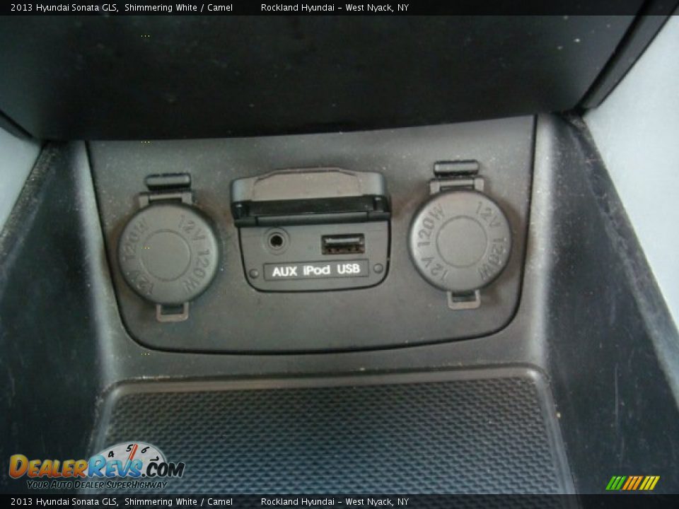 2013 Hyundai Sonata GLS Shimmering White / Camel Photo #18