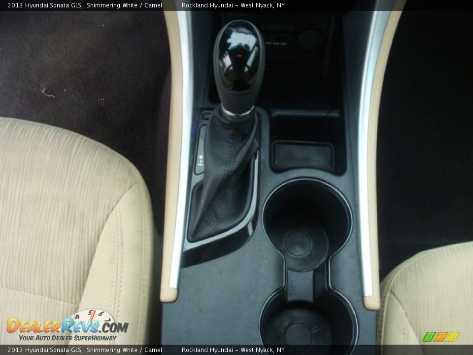 2013 Hyundai Sonata GLS Shimmering White / Camel Photo #19
