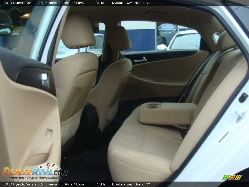 2013 Hyundai Sonata GLS Shimmering White / Camel Photo #20